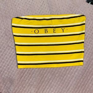 Obey tube top